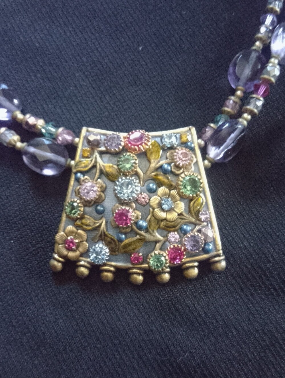 Michal Golan Colorful Necklace & Earrings Set - Picture 3 of 10